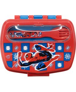 Sandwich Box per bambini in plastica Spiderman