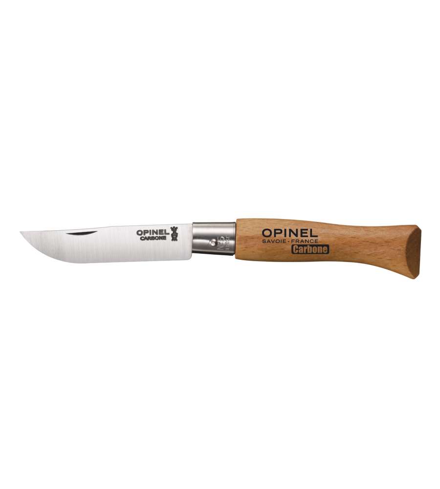 Opinel Coltello Classico Nichel N. 5 Manico Legno di Faggio 12 cm