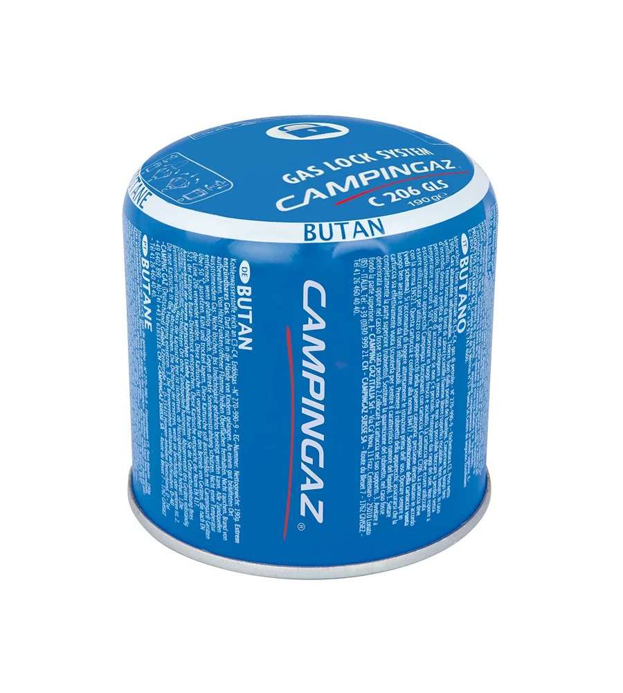 Campingaz Cartuccia Gas Butano C206 GLS 190g - Sicurezza Gas Lock System