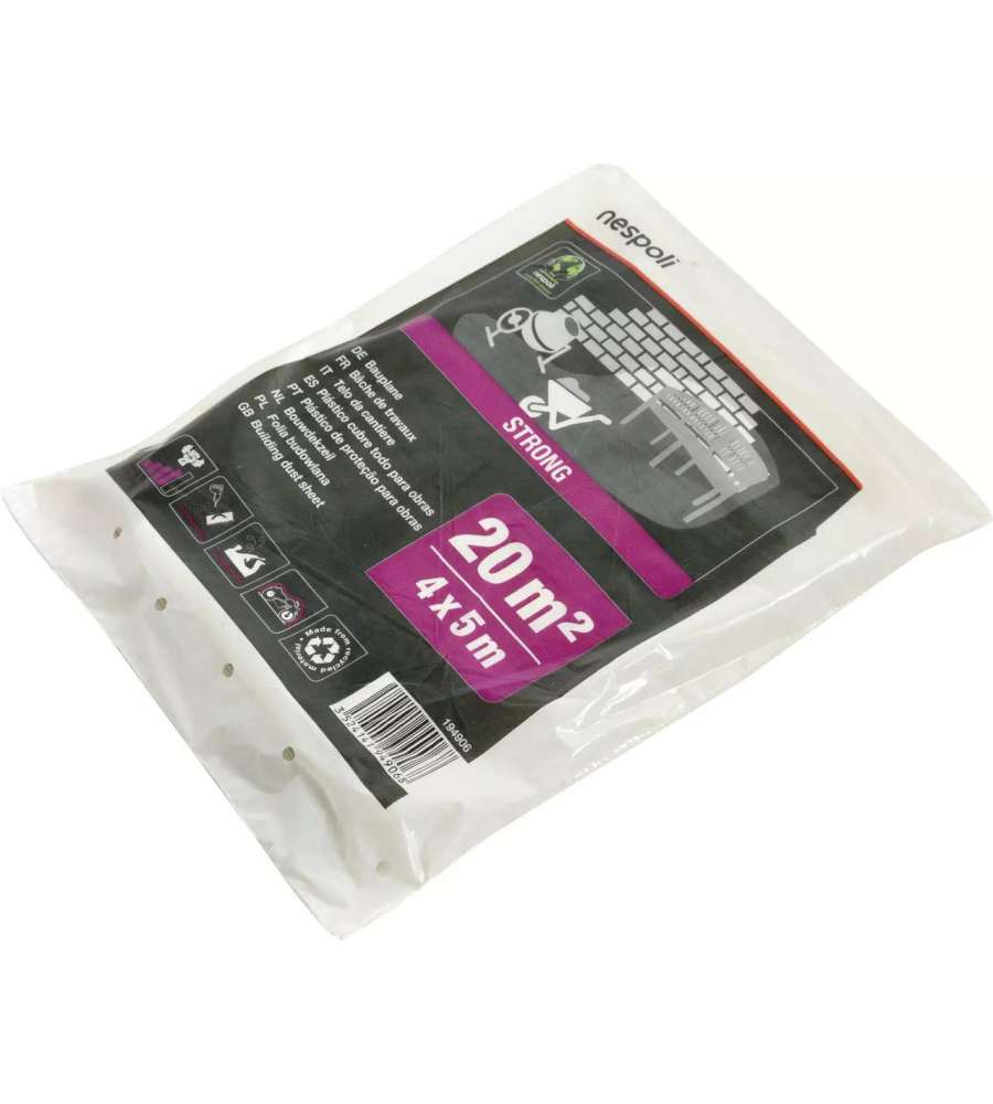 Nespoli Telo Protettivo Strong 4x5m per Esterni Resistente - 20mq