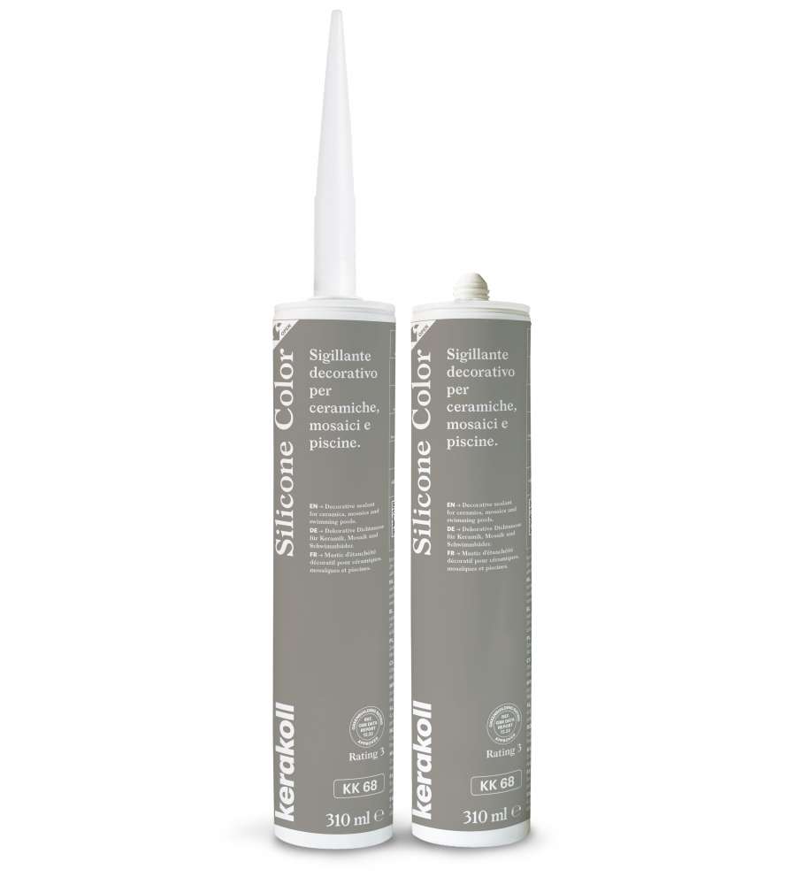 Kerakoll Silicone Silmat KK68 Grigio Scuro 290ml - Sigillante Elastico Opaco