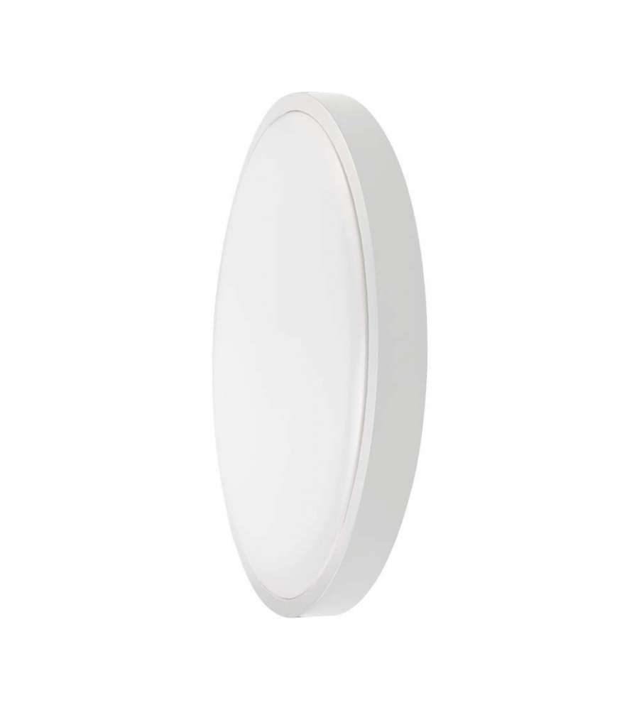 V-TAC Plafoniera LED Rotonda 18W con Sensore di Movimento a Microonde Colore Bianco 3000K IP44