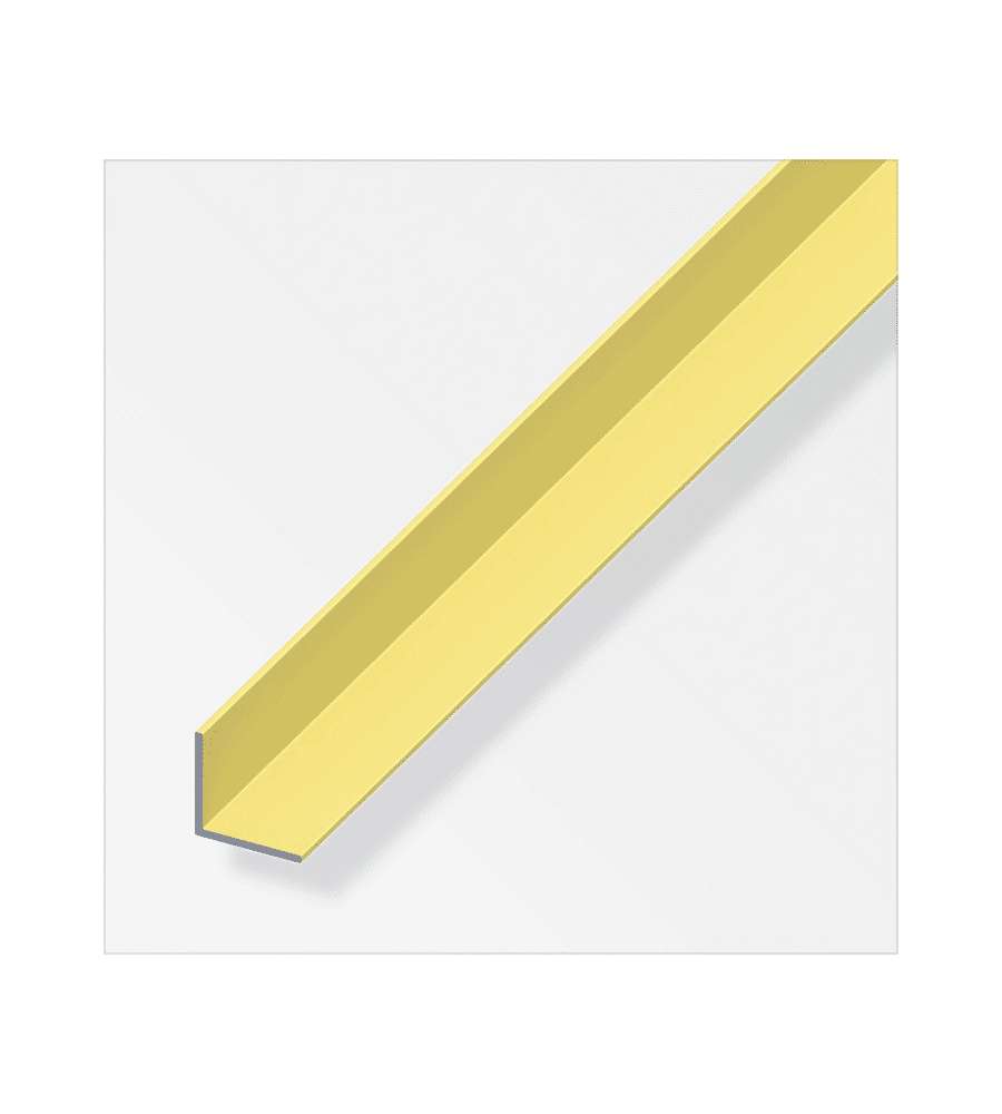 Alfer Profilo Angolare 15x15mm Alluminio Anodizzato Ottone 2m Fai-da-te