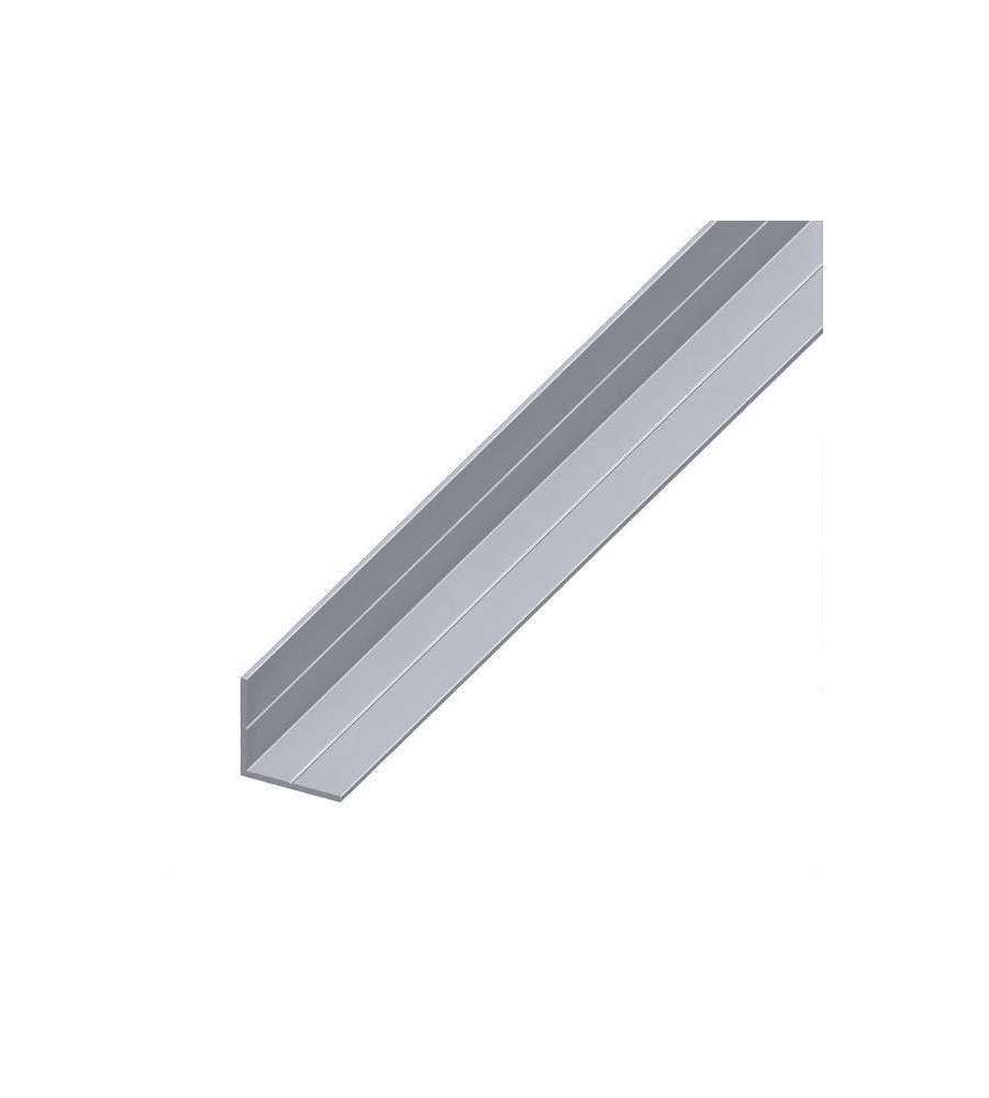 ALFER Angolare Alluminio Naturale 23,5x1,5 mm - Lunghezza 2,5 m