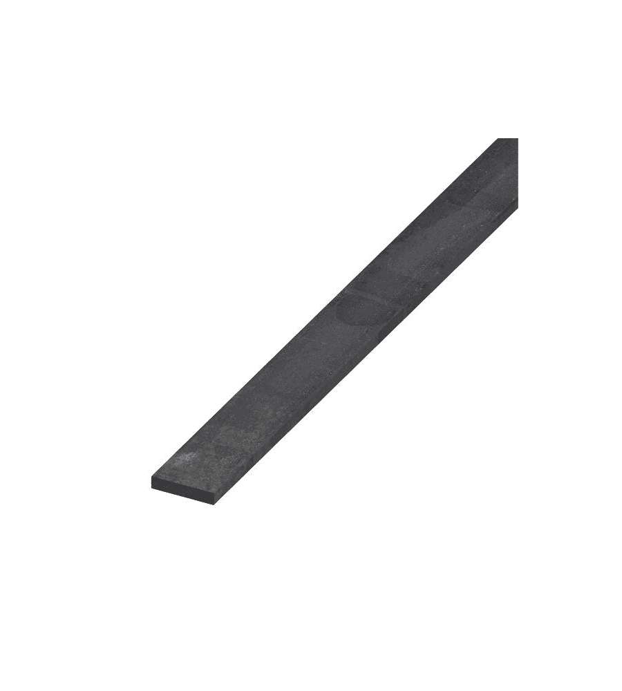Alfer Barra Piatta Acciaio Laminato 30x4 mm Lunghezza 1 m Grigio