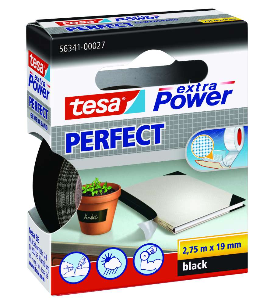 Nastro Nero Extra Power Perfect Bianco