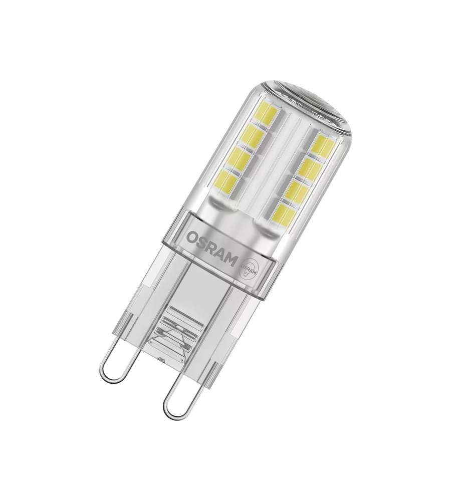 Lampadina LED Osram Pin 30 300gr 2,6W 827 Clear G9