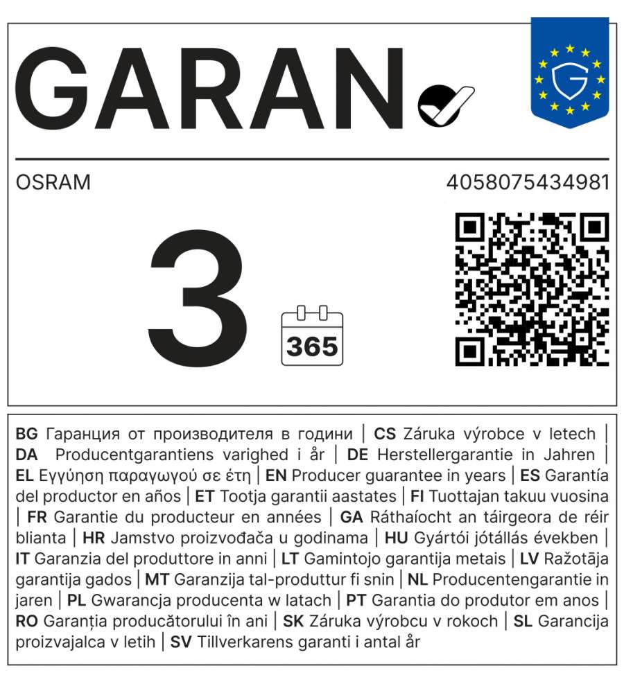 Lampadina LED Osram Star Classic B60 Filamento 5.5W 827 Clear E14