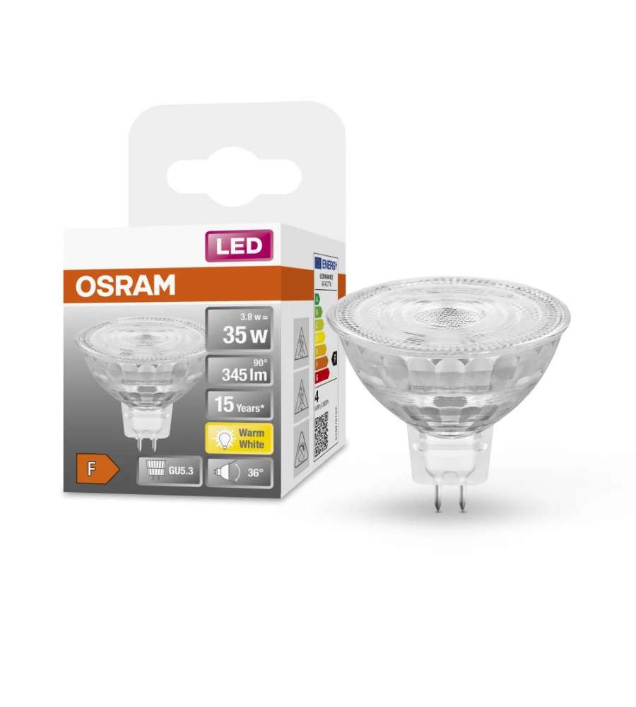 Lampadina LED Osram Star Gu5.3 3.8W 2700K 345L