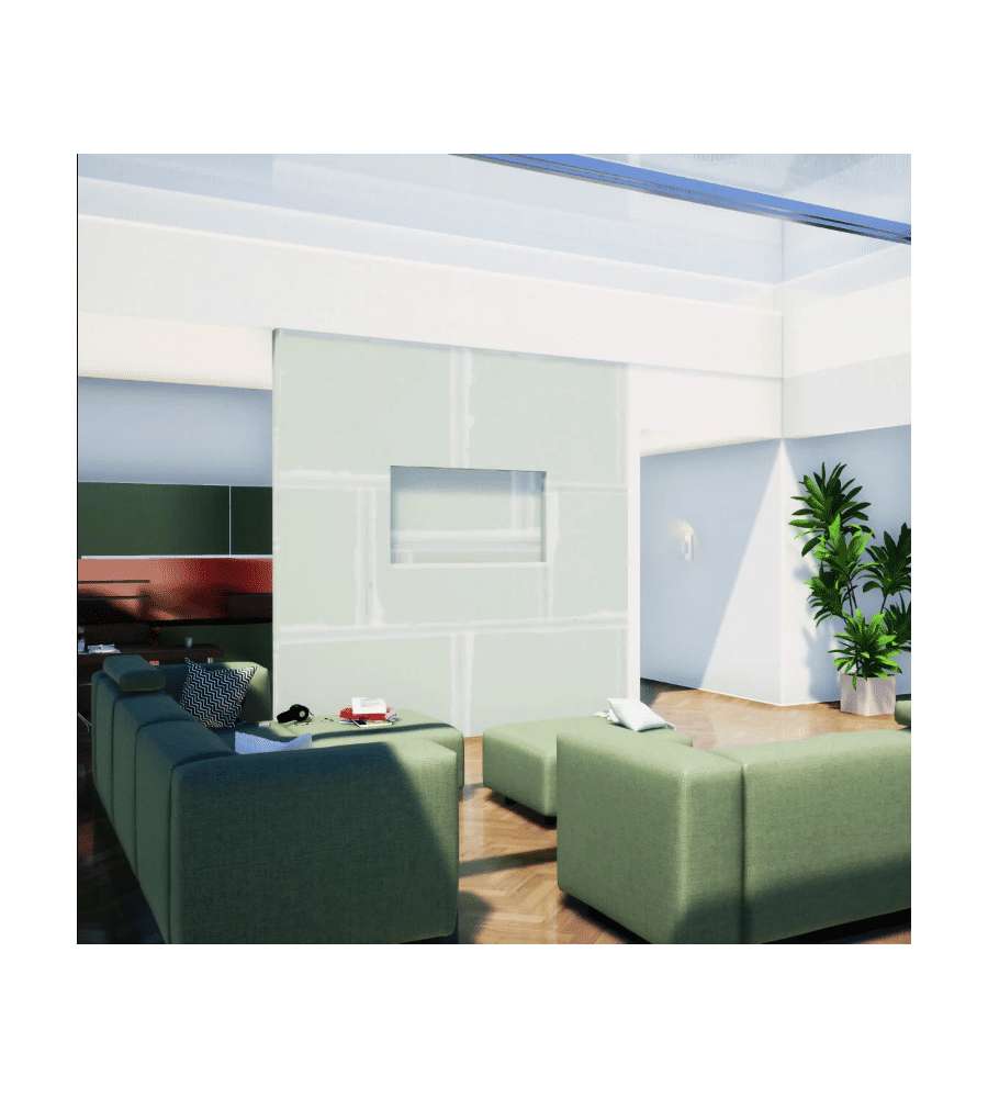 KNAUF Lastra cartongesso 200x120 cm spessore 9,5 mm per pareti