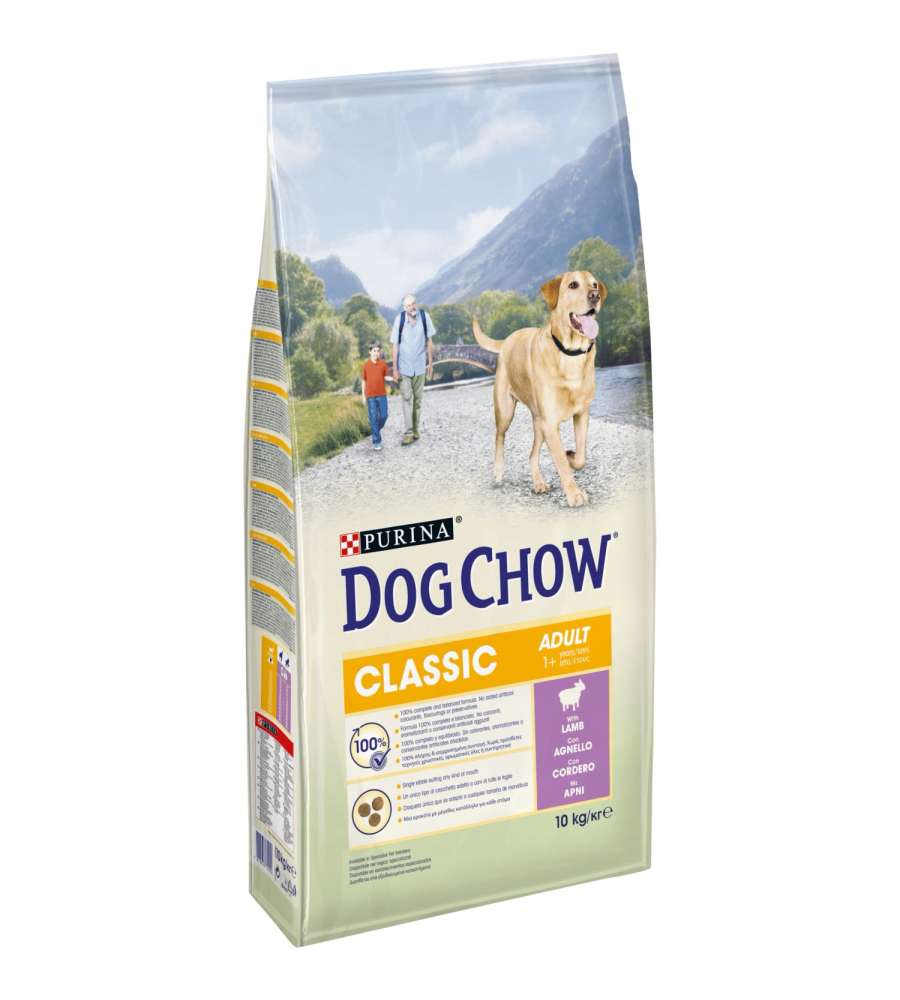 Purina Dog Chow Crocchette Agnello per Cani - 10 kg