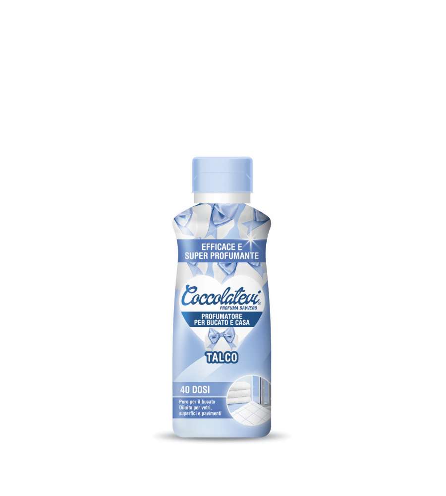 Coccolatevi Profumatore Concentrato Talco Multiuso 250 ml per Bucato e Casa