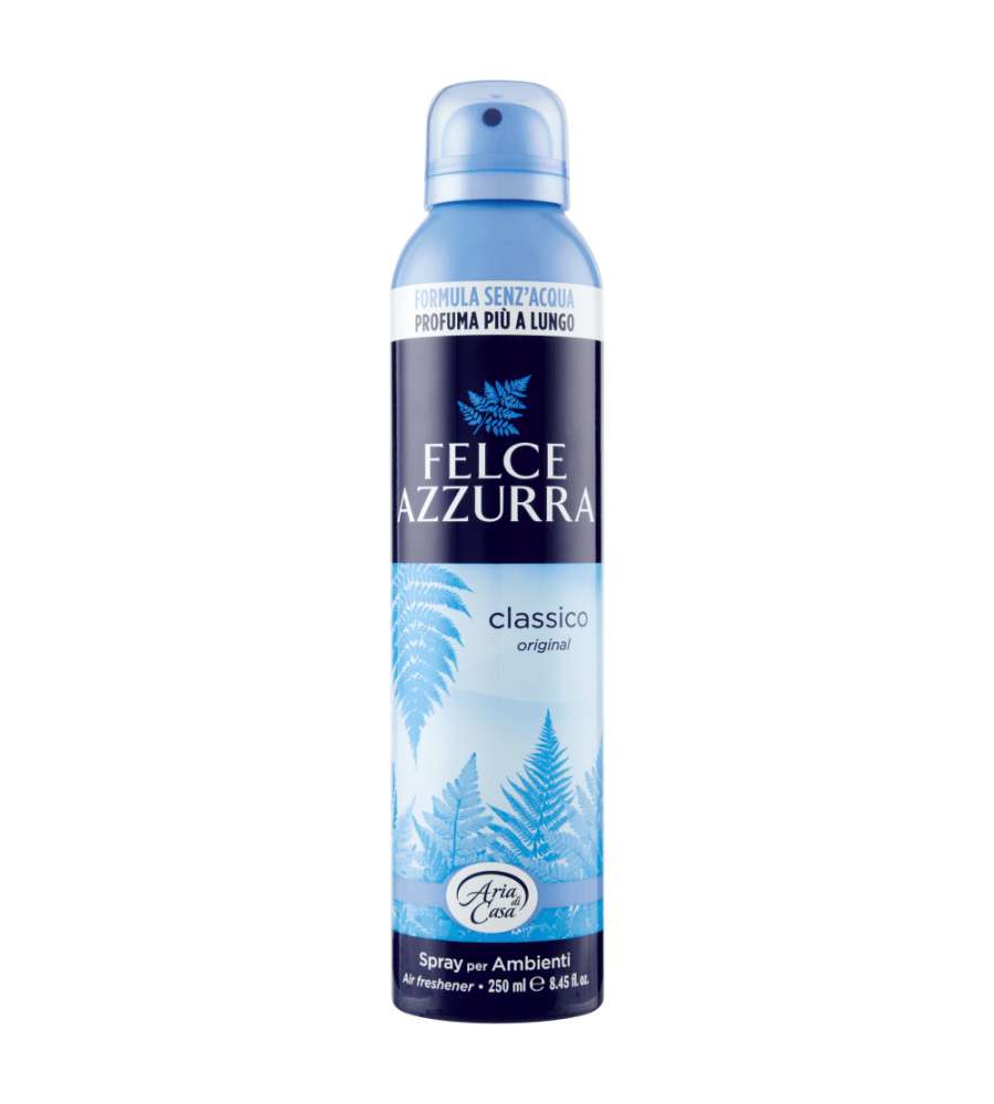 Felce Azzurra Spray Ambienti Classico 250 ml Blu Fragranza Intensa
