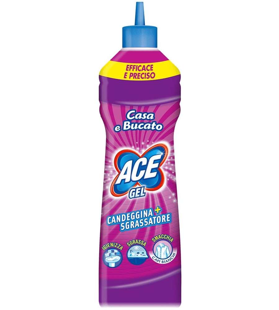 ACE Gel Candeggina Bianca - Sgrassatore e Smacchiatore 500 ml
