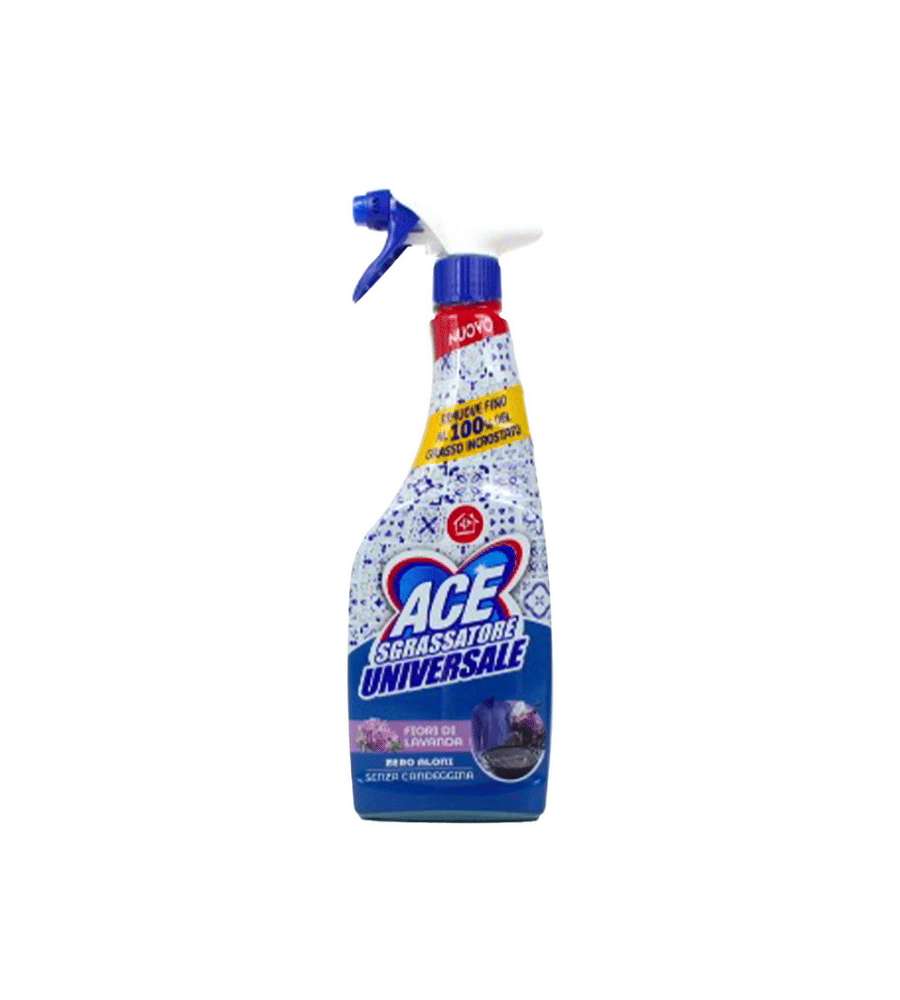 ACE Spray Sgrassatore Universale Lavanda 600ml - Pulisce senza Aloni