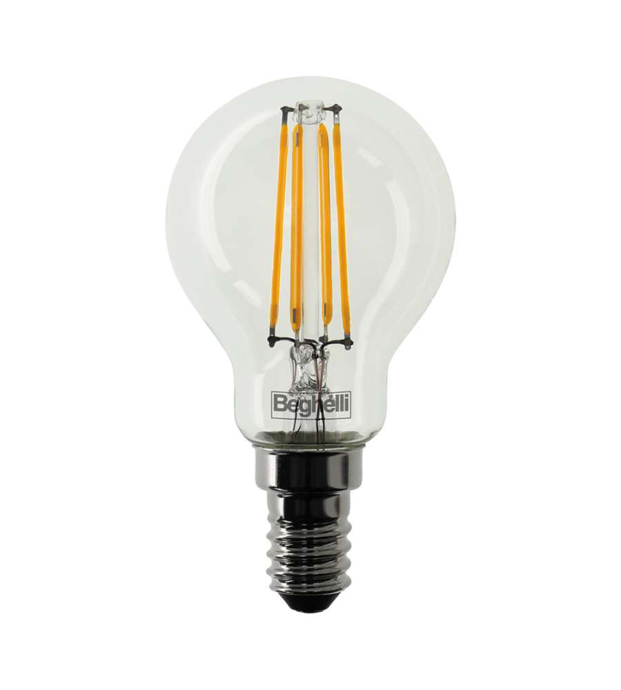Beghelli Lampadina Led Zafiro Sfera E14 - 6W 800lm 2700K