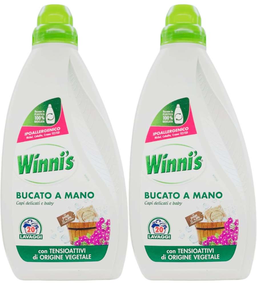 Winni's Detergente Bucato Mano 750ml Fragranza Verbena Ipoallergenico
