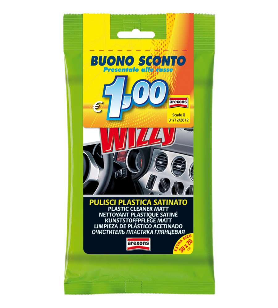 Wizzy pulisci plastica satinato