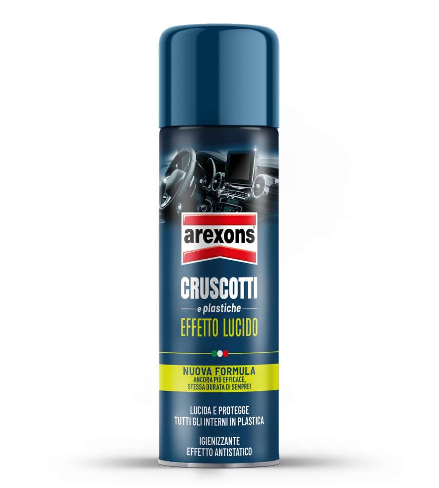 Arexons Cruscotti Lucidi 400ml - Rinnova e Protegge Superfici Plastica