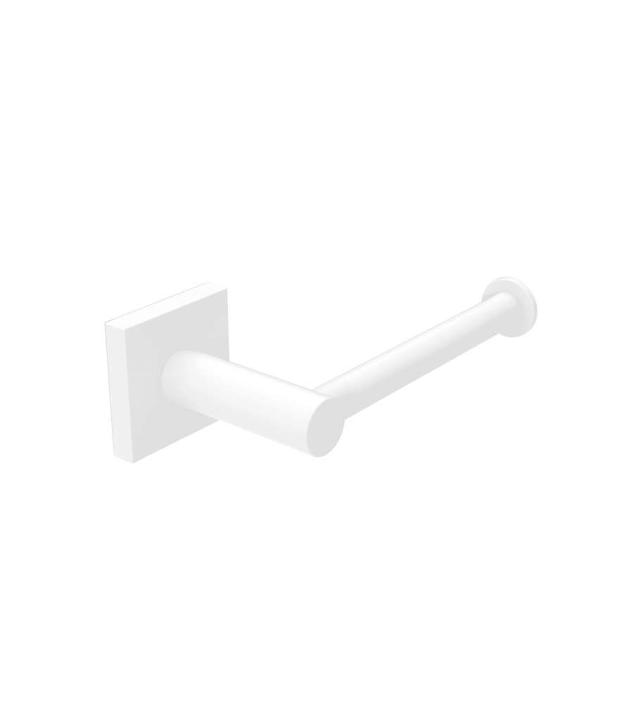 Porta Carta Igienica Aperto Bianco Opaco Design Moderno
