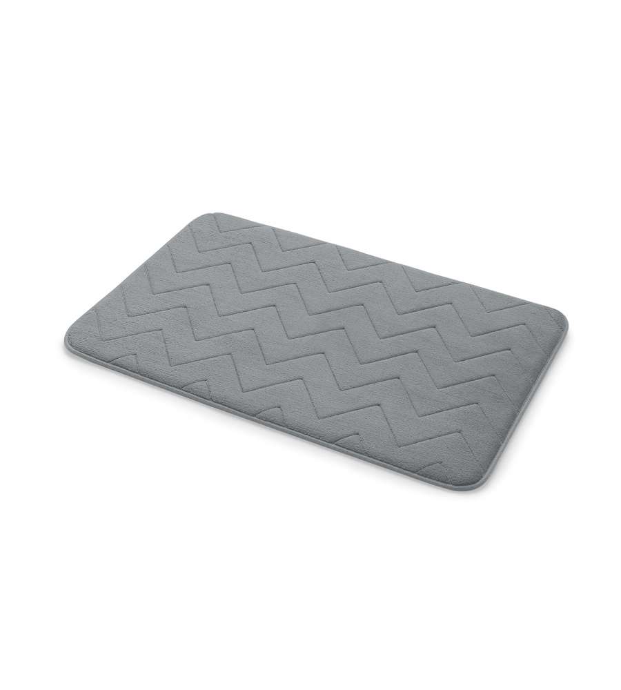 Tappeto da Bagno Antiscivolo in Memory Foam - 50x80 cm - Grigio