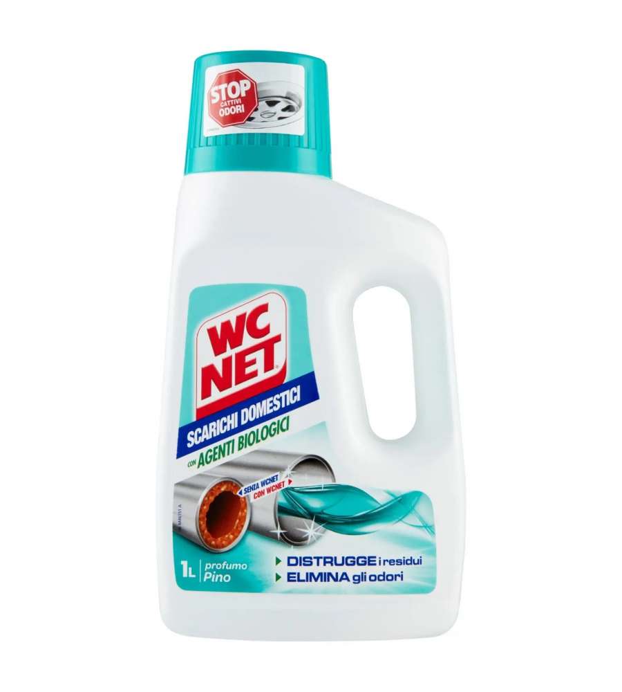 Wc Net Disgorgante Professionale 1000 ml - Trattamento Scarichi Pino