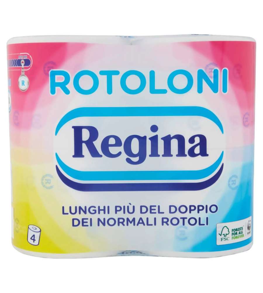 Carta Igienica Rotoloni Regina 500 strappi 4pz