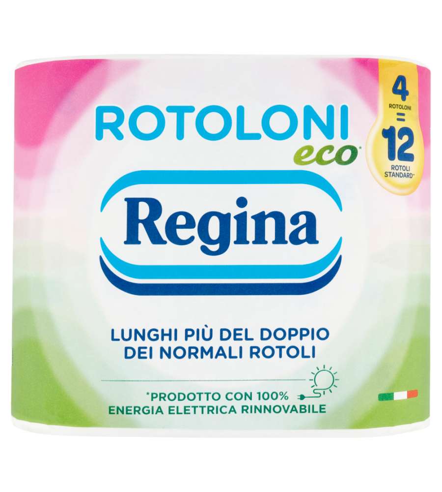 Rotoloni Regina Eco carta igienica 4 rotoli