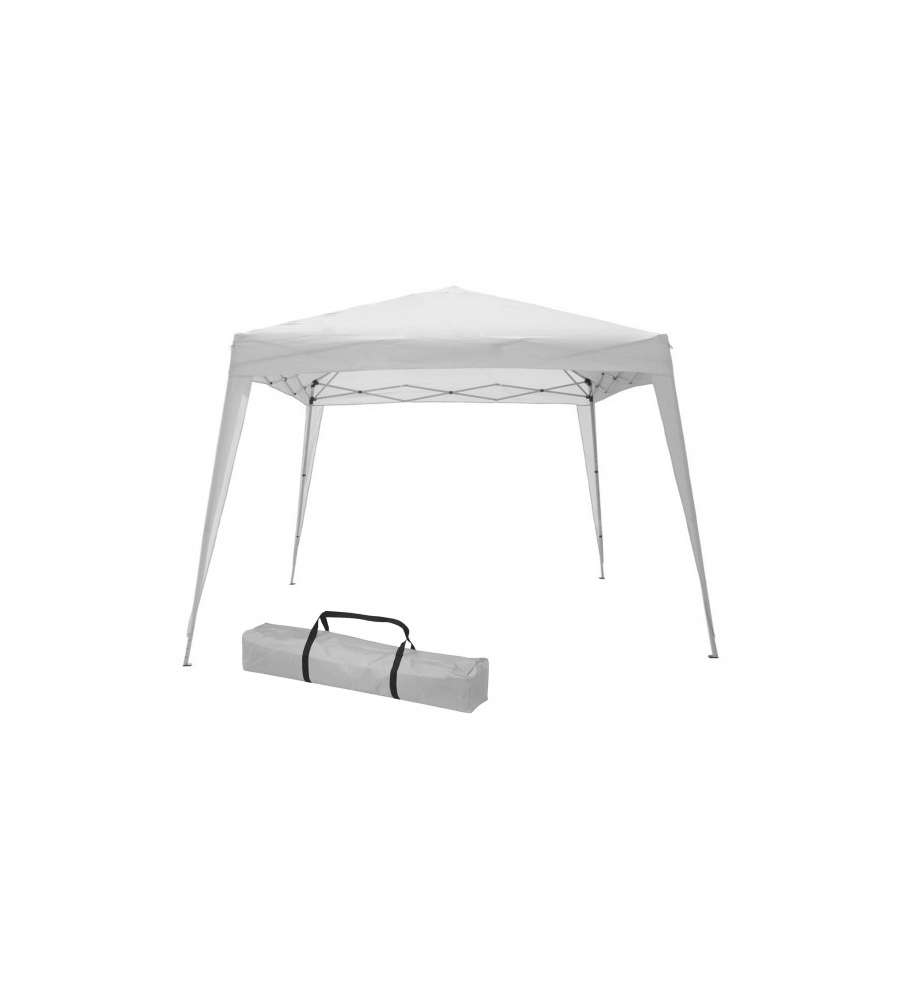 Verdelook Gazebo Pieghevole 3x3 Bianco con Borsa - Facile da Trasportare