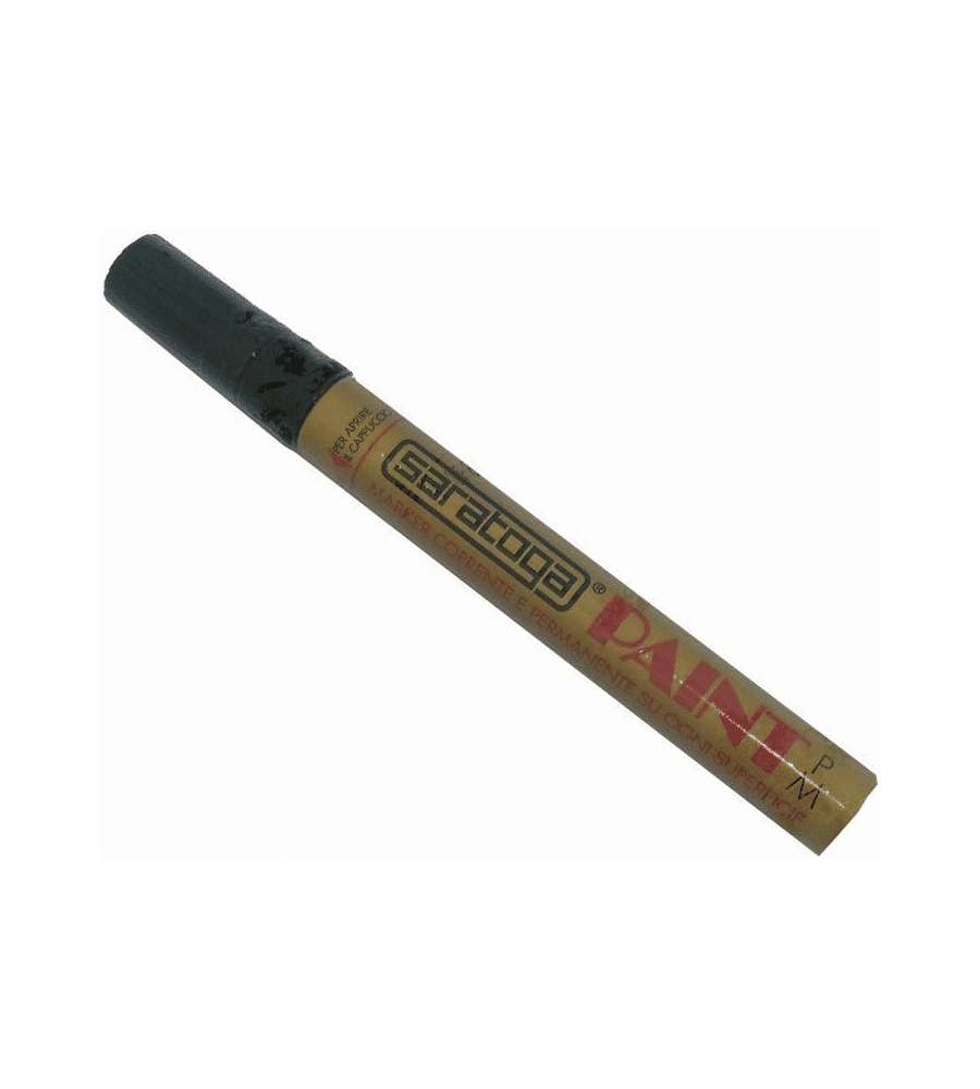 Saratoga Pennarello Indelebile Paint Oro Punta Media 0,5mm per Vetro