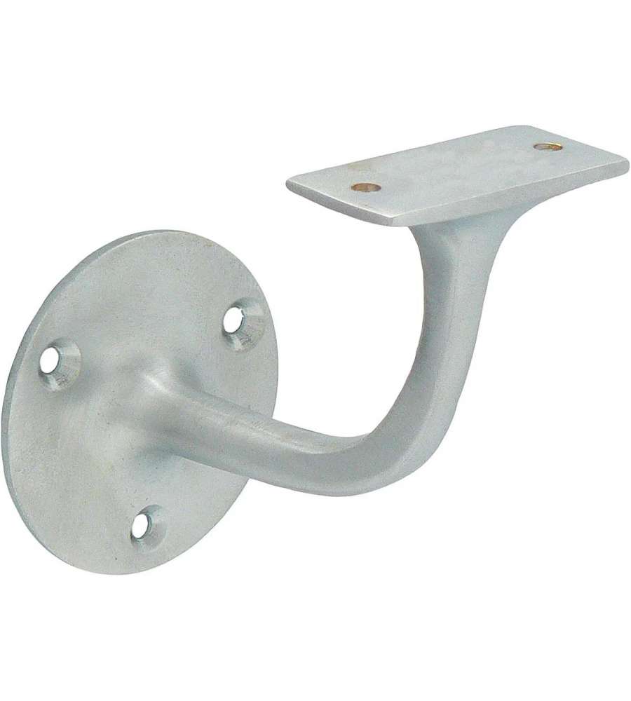 Pircher Supporto Tondo per Corrimano Ottone Lucido 55 mm 3 Fori