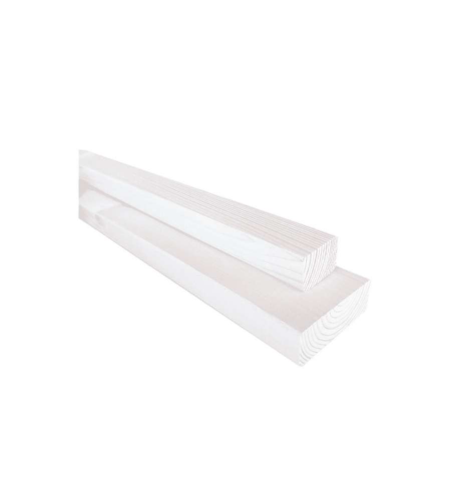 Abete - Listello Piallato 4 Lati Bianco 10x20x1000 mm Certificato PEFC