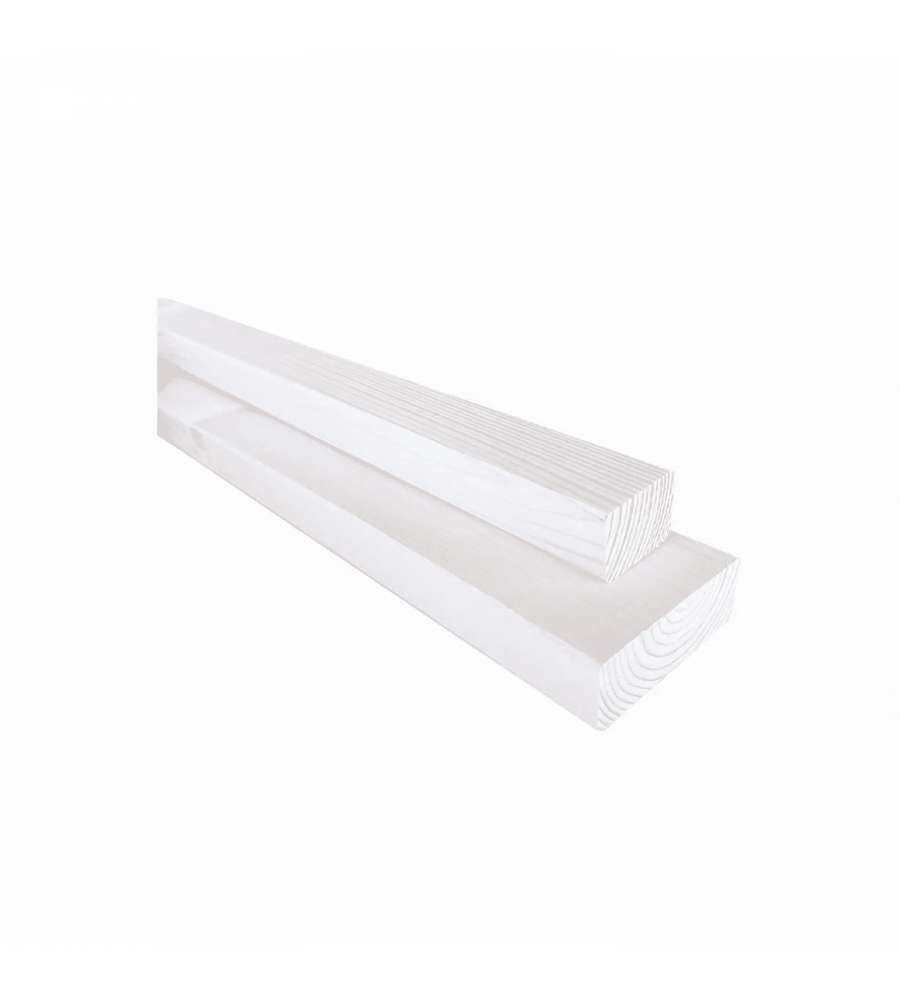 Pircher Listello in Abete Piallato Bianco 20x30x2000 mm per Finiture