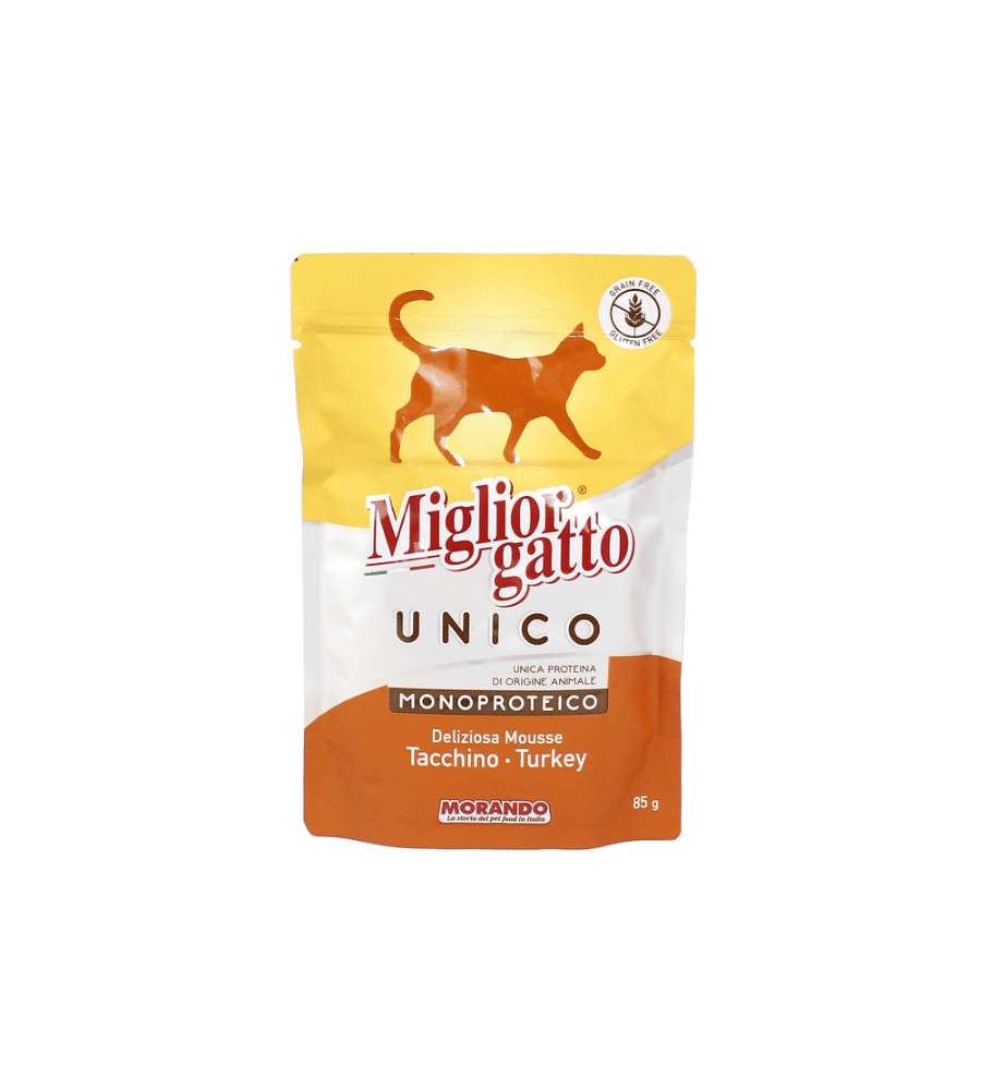 Miglior Gatto Unico Alimento Completo Tacchino 85g Super Premium