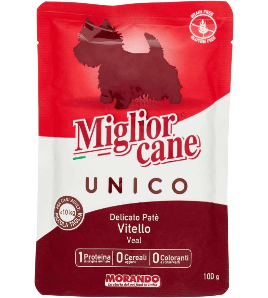 Miglior Cane Cibo Umido Pat� Vitello 100g per Cani Piccola Taglia