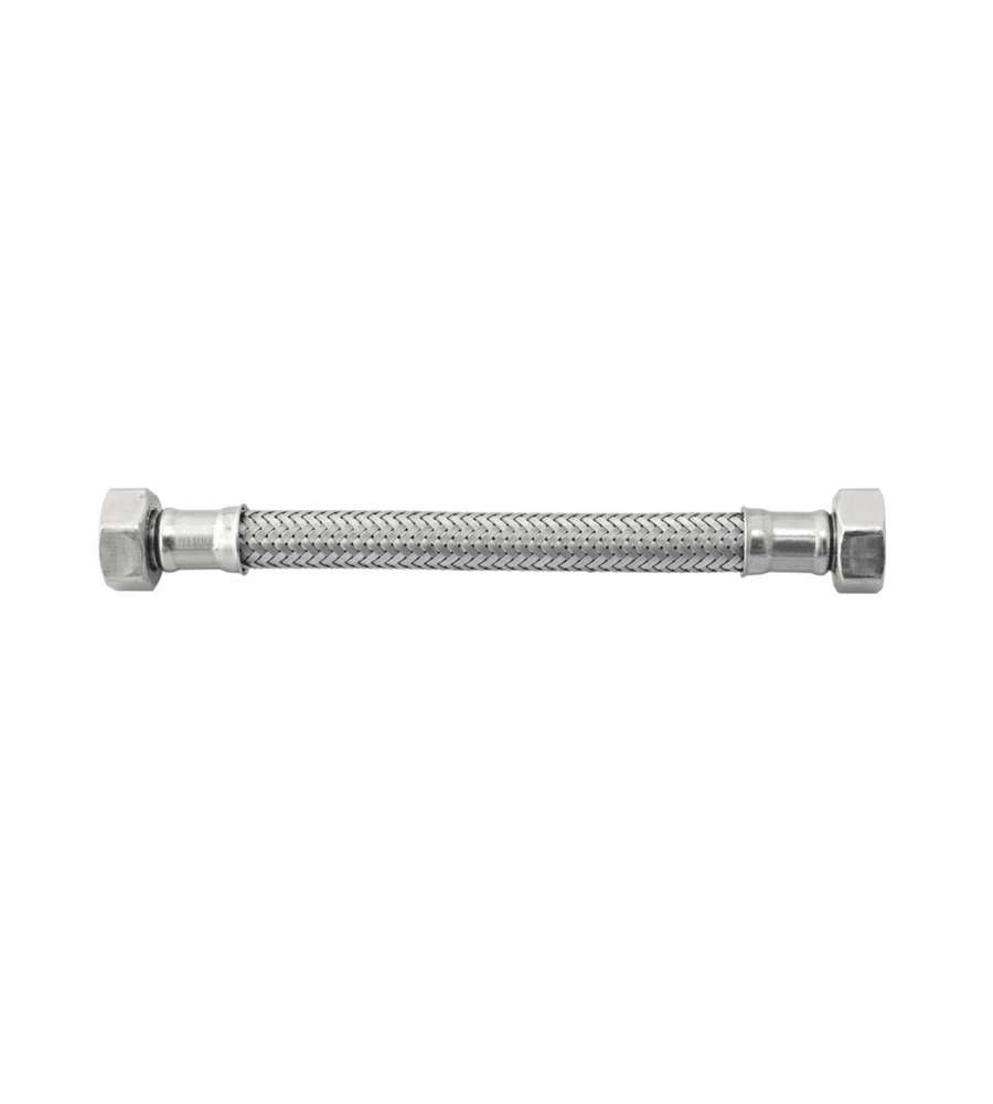 IDRO BRIC Tubo Flessibile Acciaio Inossidabile 1/2FF 50 cm Argento