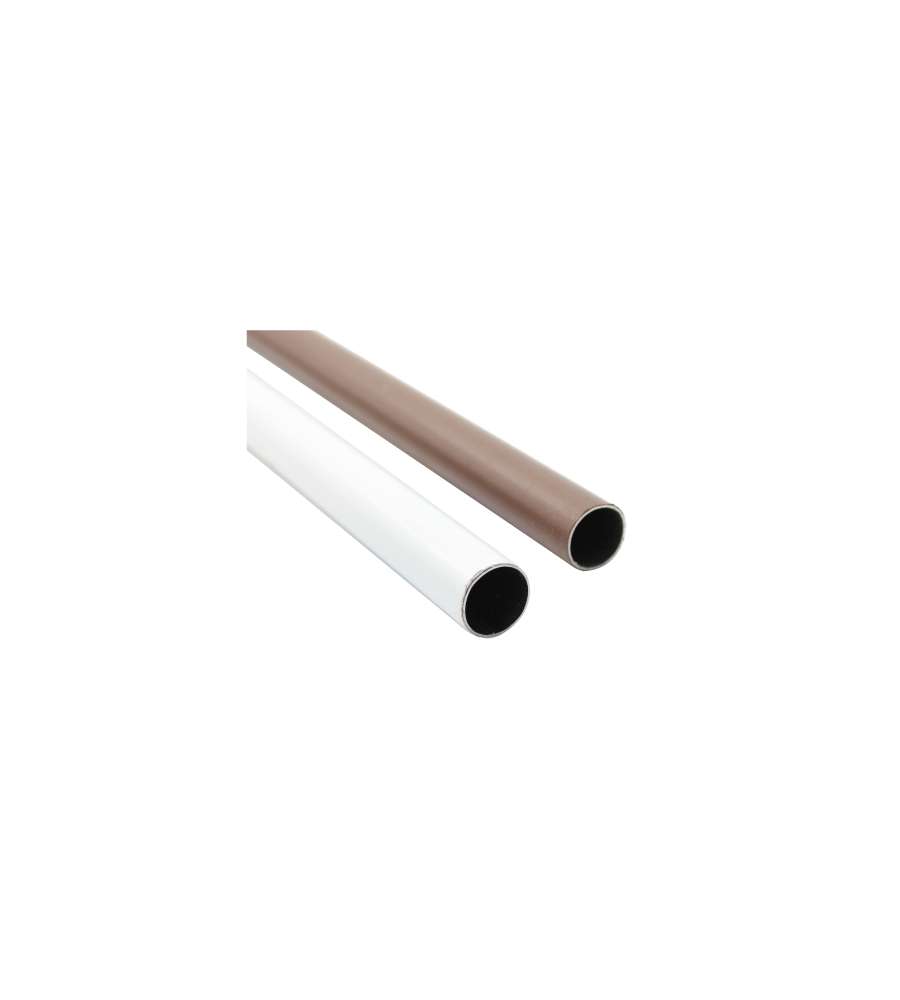 Tubo Tondo Plastificato Bianco Mm.18 Mt.1