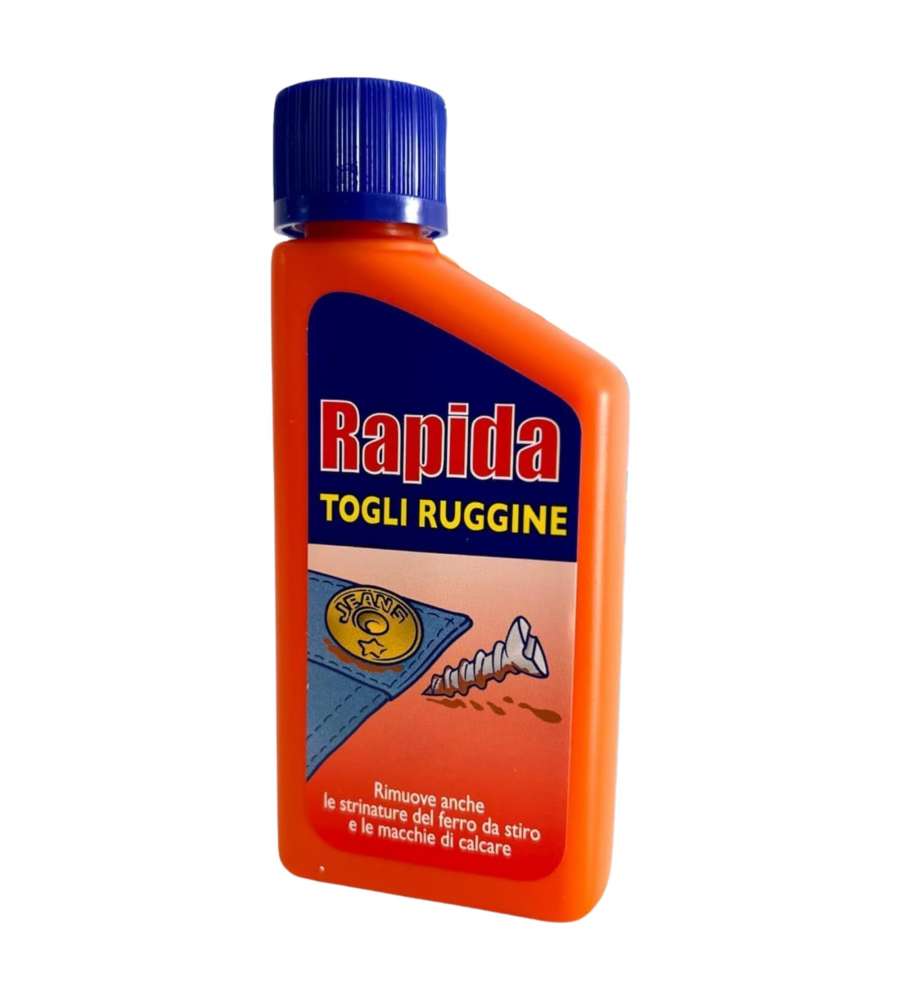 RAPIDA Smacchiatore Antiruggine Liquido 50ml Bianco Senza Profumo