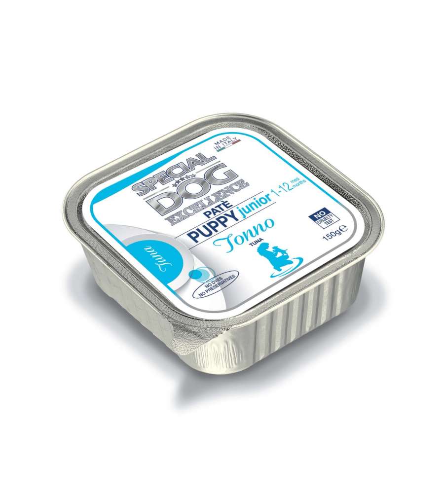 Special Dog Cibo Umido Cani Cuccioli Pat� Tonno 150g Senza Conservanti