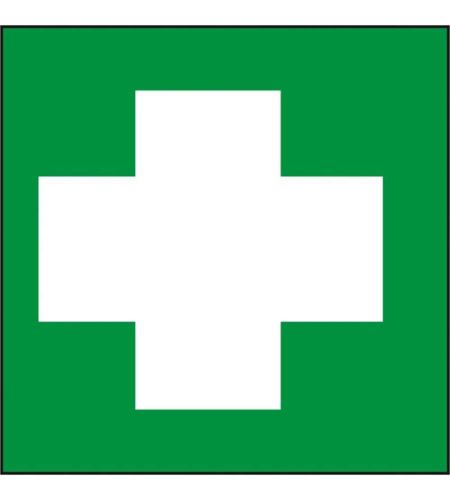 ROSH Targa adesiva Pronto Soccorso vinile 17x17 cm alta visibilit�