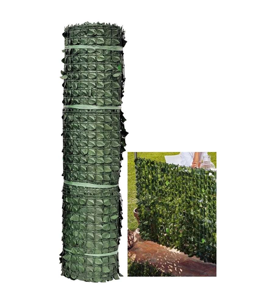 Verdemax Siepe Sintetica Verdecor Tipo Lauro 1x3m Verde Privacy
