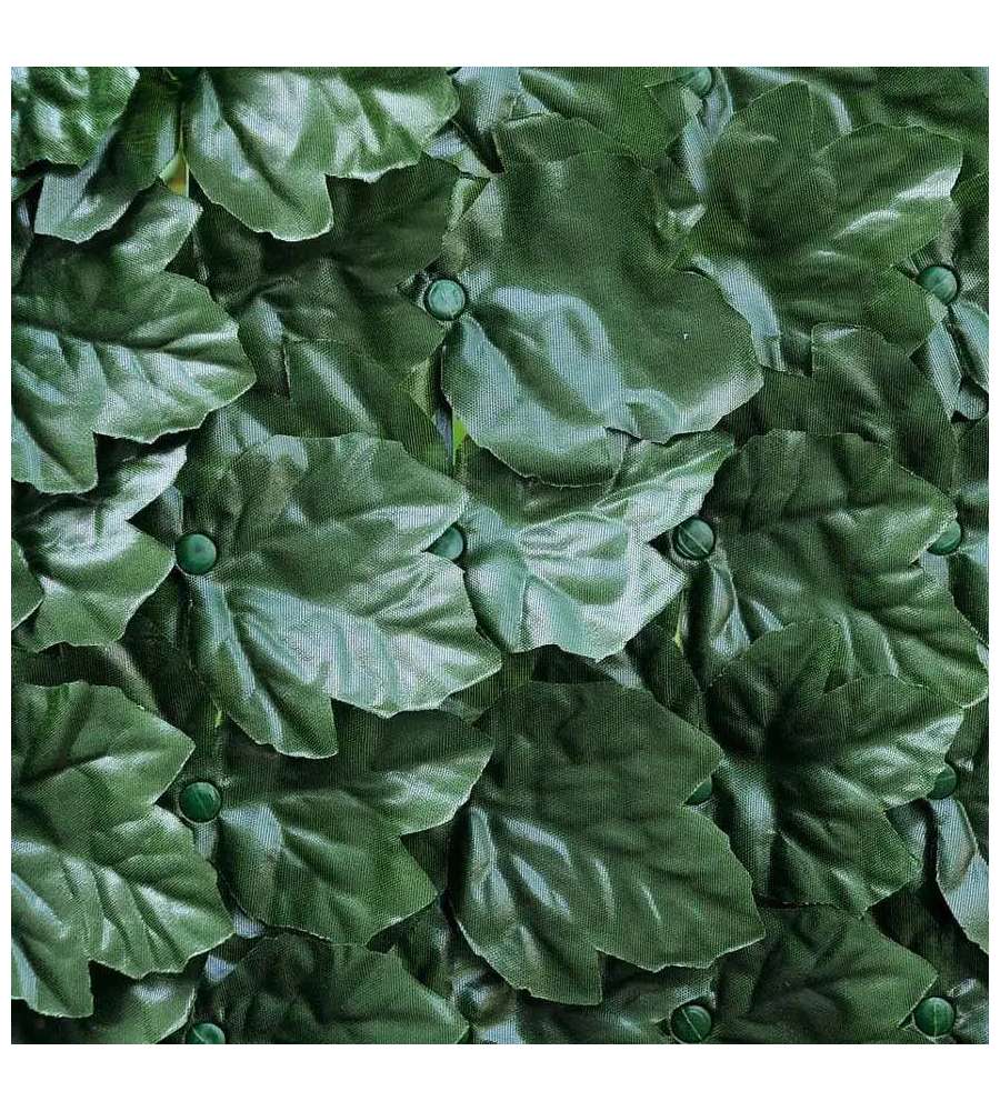 Verdecor Siepe artificiale verde tipo edera 1x3 m per giardino e balcone