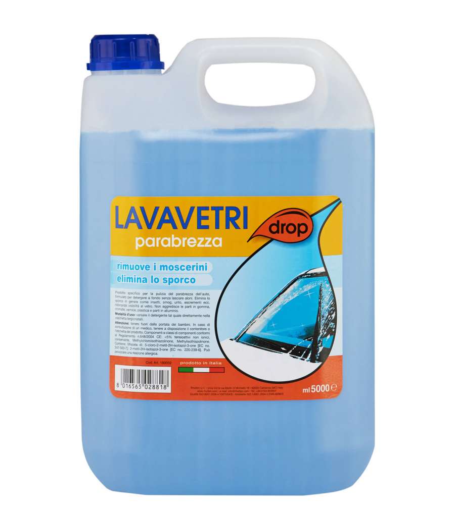 Liquido lavavetri per tergicristalli  5l