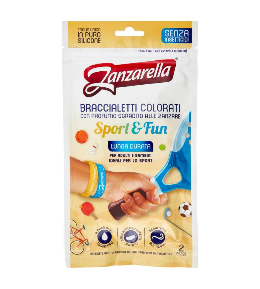 Zanzarella Braccialetti Sport & Fun 2 Pz