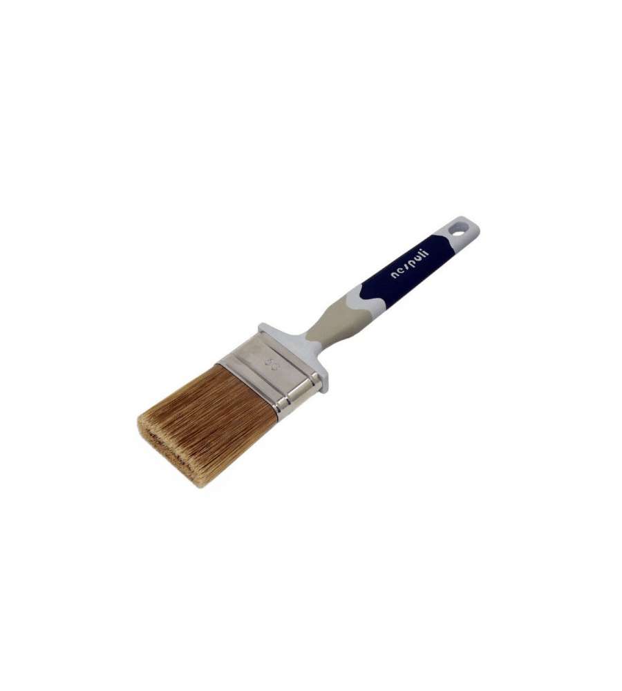 Nespoli Pennello Piatto SoftTouch 25 mm per Legno Manico Ergonomico