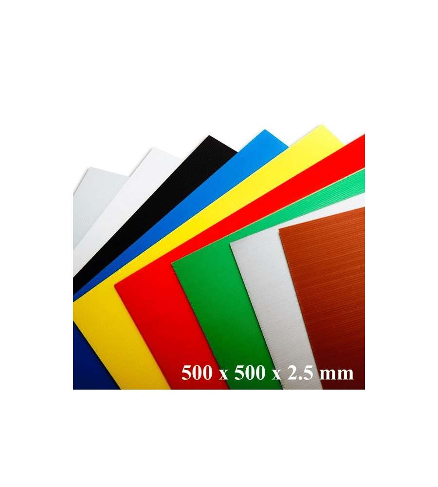 Vetronova Foglio Alveolare Polipropilene 50x50 cm Spessore 2,5 mm