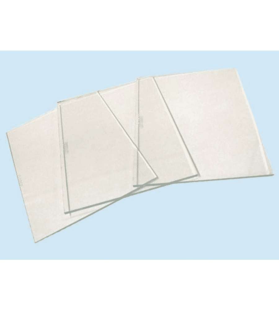 Lastra Vetro Sintetico Trasparente 500x500 mm Spessore 2 mm