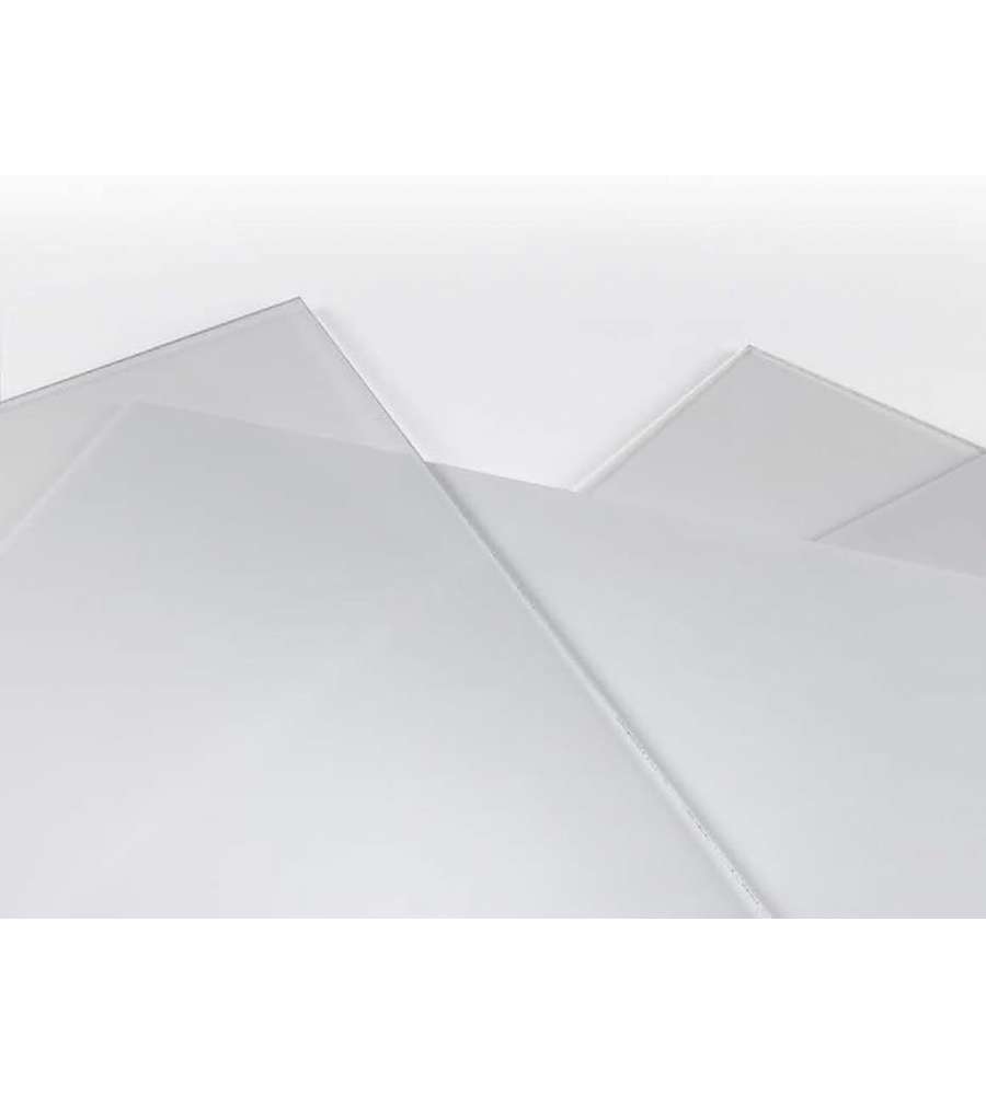 VETRONOVA Polistirolo Liscio Trasparente 250x500mm Spessore 2mm