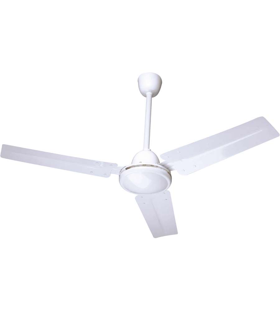 Zephir Ventilatore da Soffitto 3 Pale Metallo Bianco 92 cm 5 Velocit�