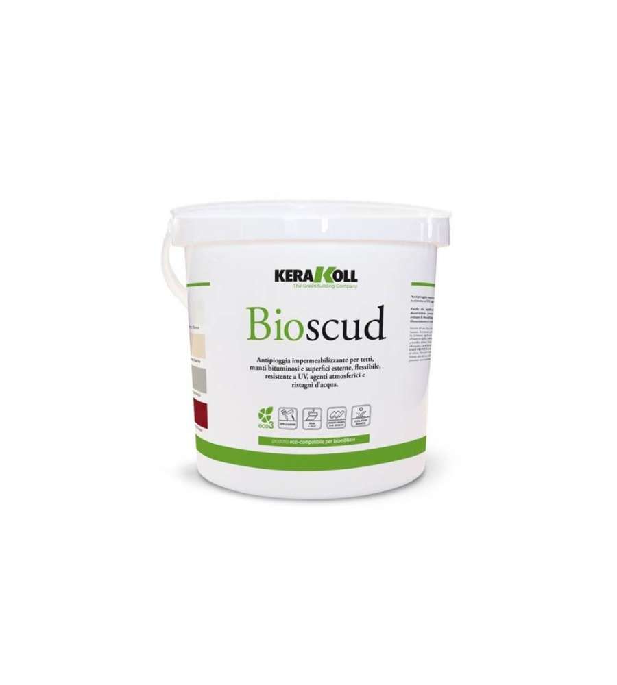 Kerakoll Guaina Bioscud Impermeabilizzante Bianco 5kg - Decorativa Cool Roof